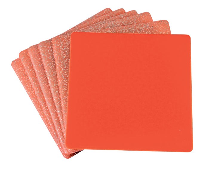 205-221: Orange Glitter MG Material